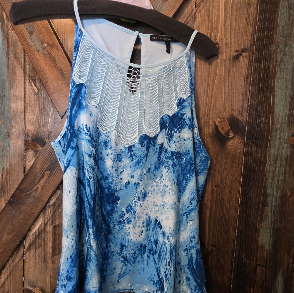 WHBM halter style top.  Sz L